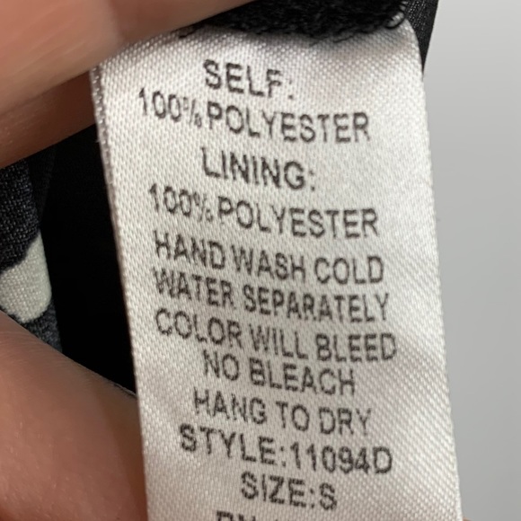 Idem Ditto Spotted Print Midi Dress in Black/White - Picture 5 of 5